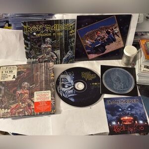 Iron Maiden Somewhere in time ECD CD. Rare 1998 mini vinyl edition enhanced cd